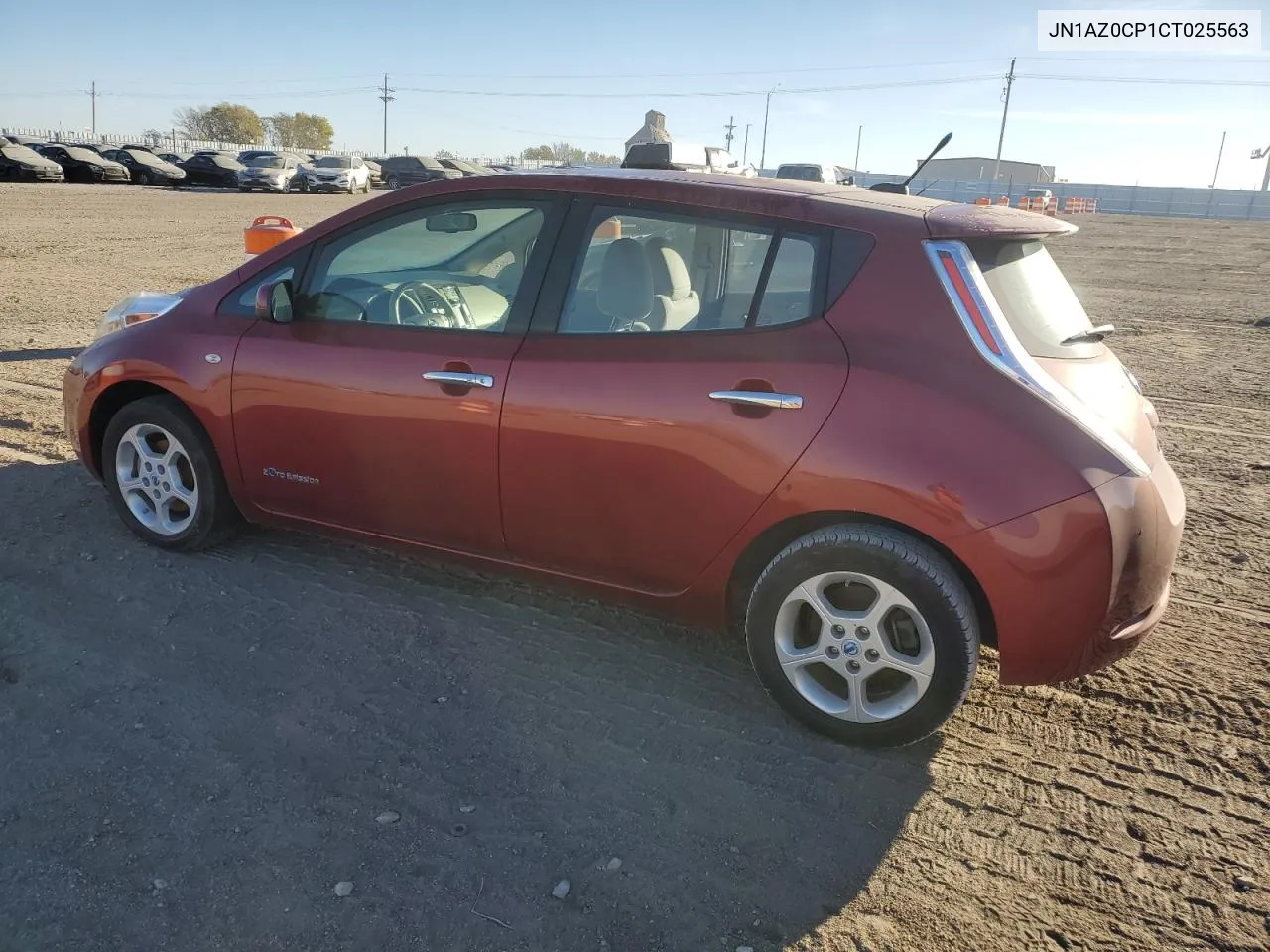 2012 Nissan Leaf Sv VIN: JN1AZ0CP1CT025563 Lot: 76315734