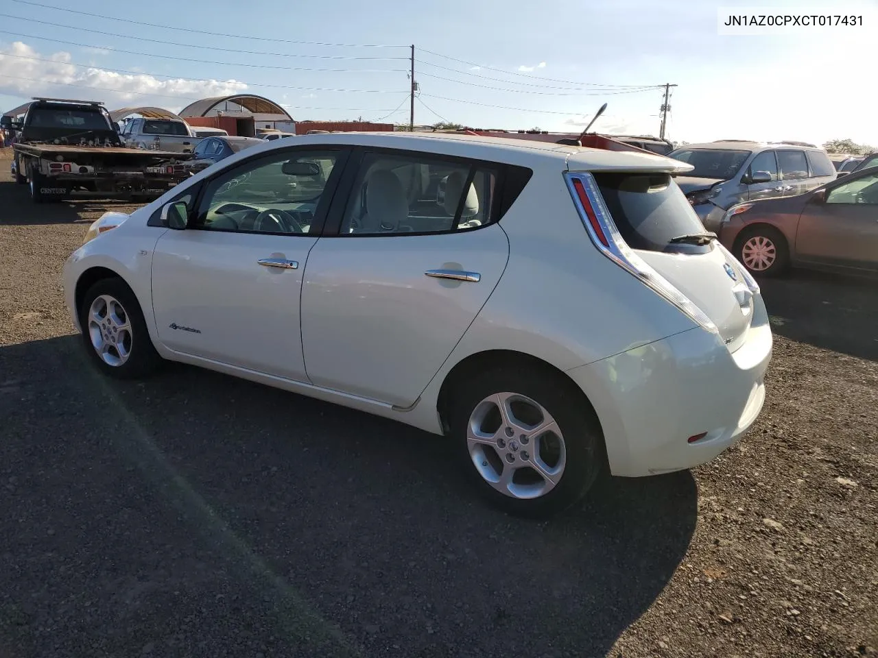 2012 Nissan Leaf Sv VIN: JN1AZ0CPXCT017431 Lot: 77017264