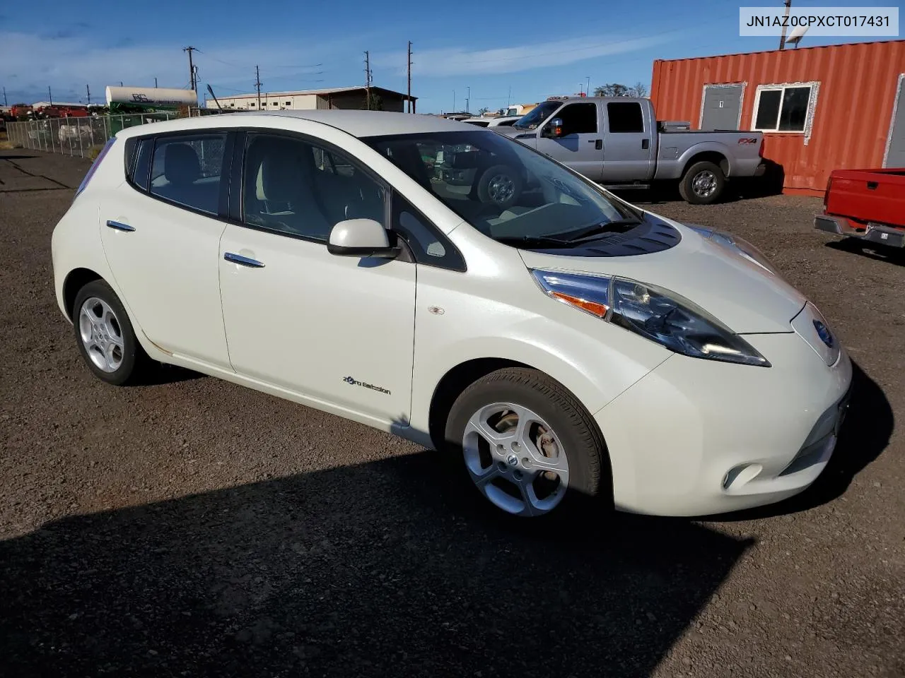 JN1AZ0CPXCT017431 2012 Nissan Leaf Sv