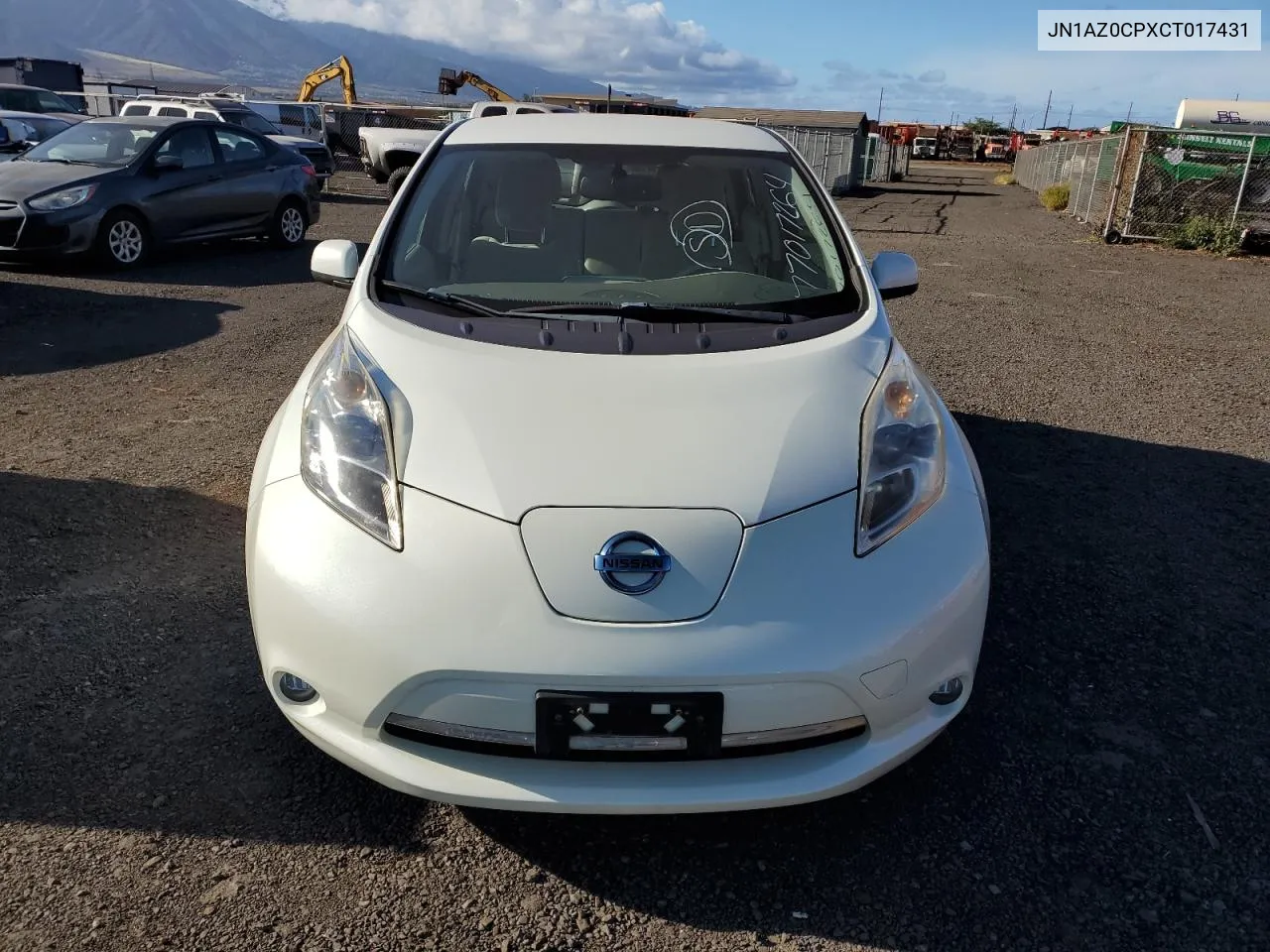 2012 Nissan Leaf Sv VIN: JN1AZ0CPXCT017431 Lot: 77017264