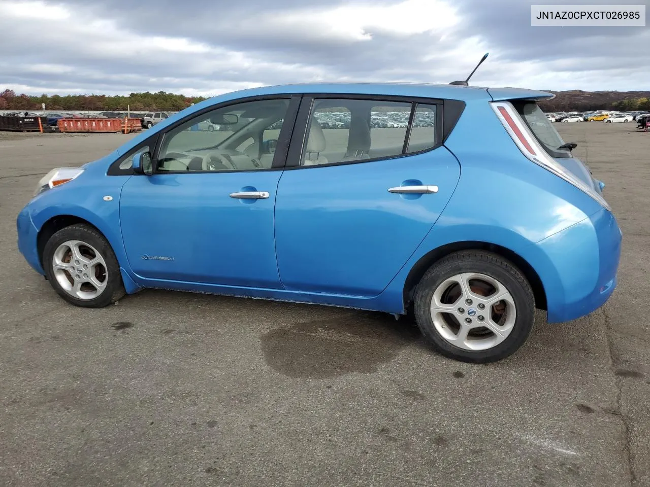 2012 Nissan Leaf Sv VIN: JN1AZ0CPXCT026985 Lot: 77036574