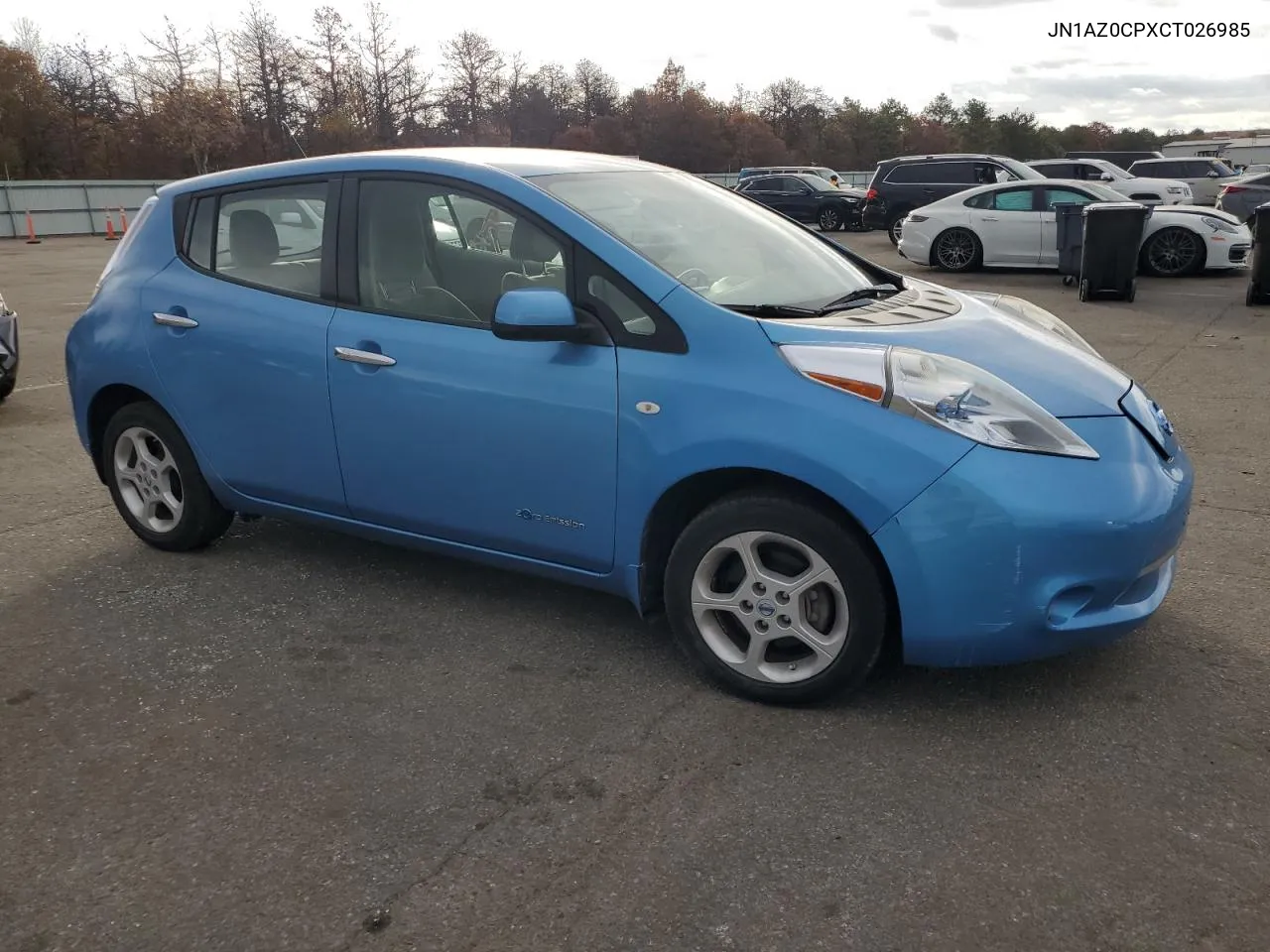 2012 Nissan Leaf Sv VIN: JN1AZ0CPXCT026985 Lot: 77036574