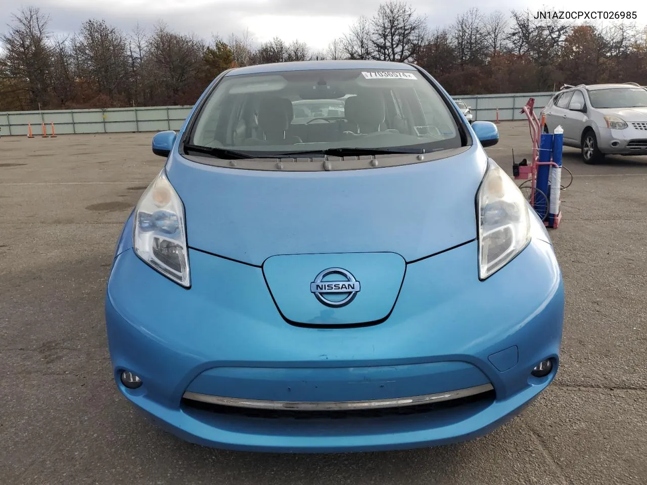 2012 Nissan Leaf Sv VIN: JN1AZ0CPXCT026985 Lot: 77036574