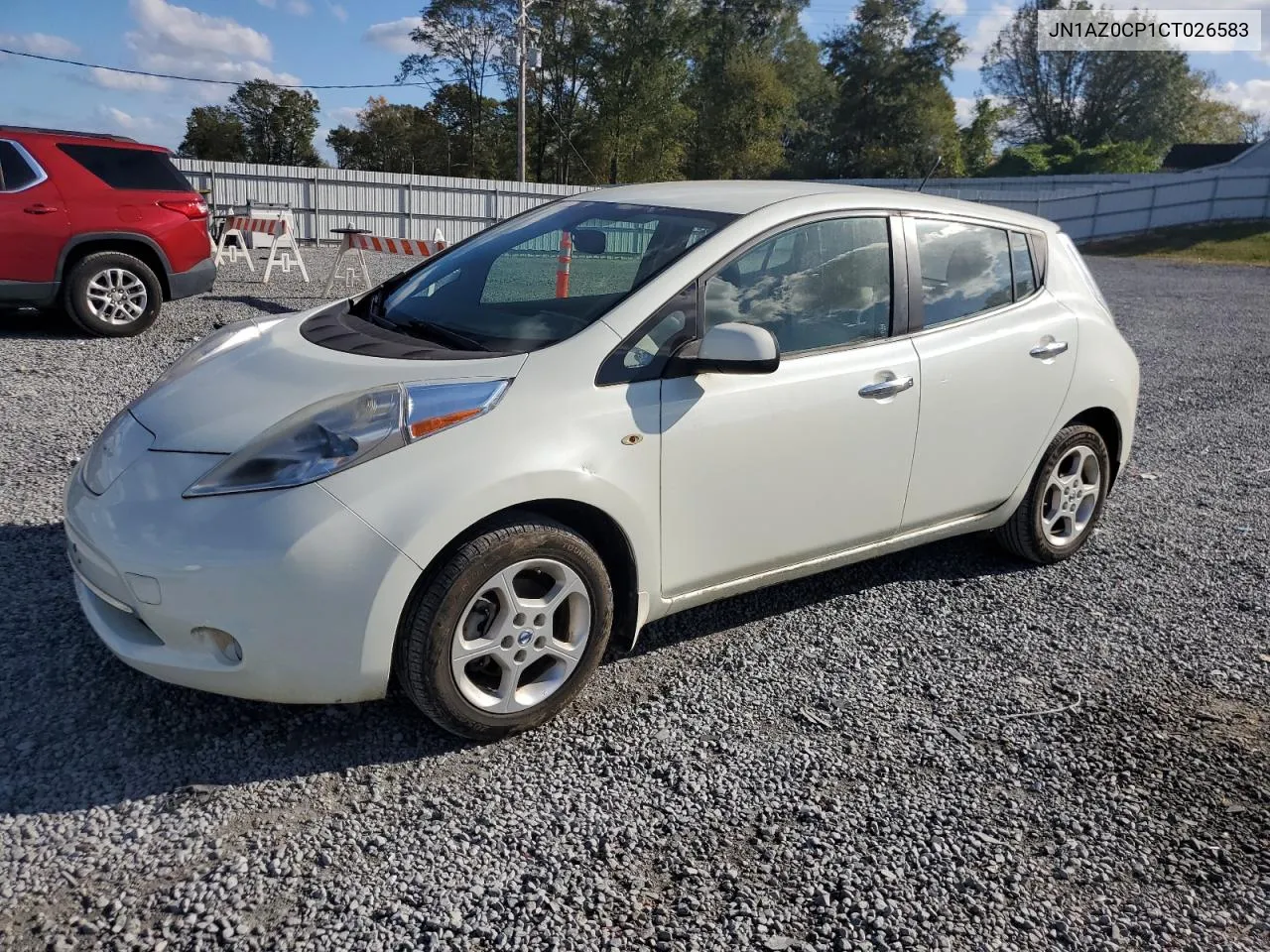 2012 Nissan Leaf Sv VIN: JN1AZ0CP1CT026583 Lot: 78358414