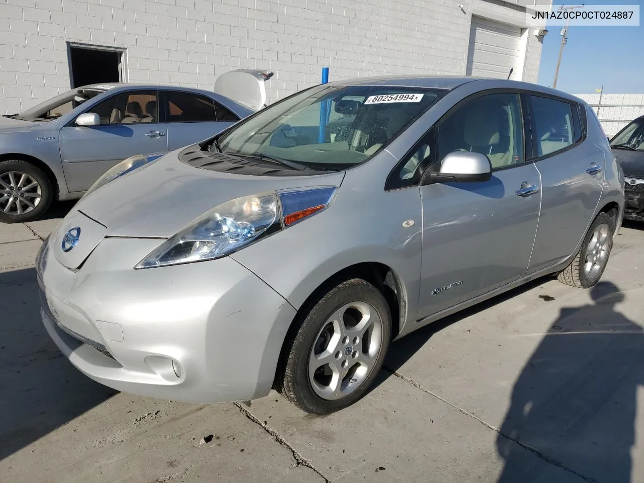 2012 Nissan Leaf Sv VIN: JN1AZ0CP0CT024887 Lot: 80254994