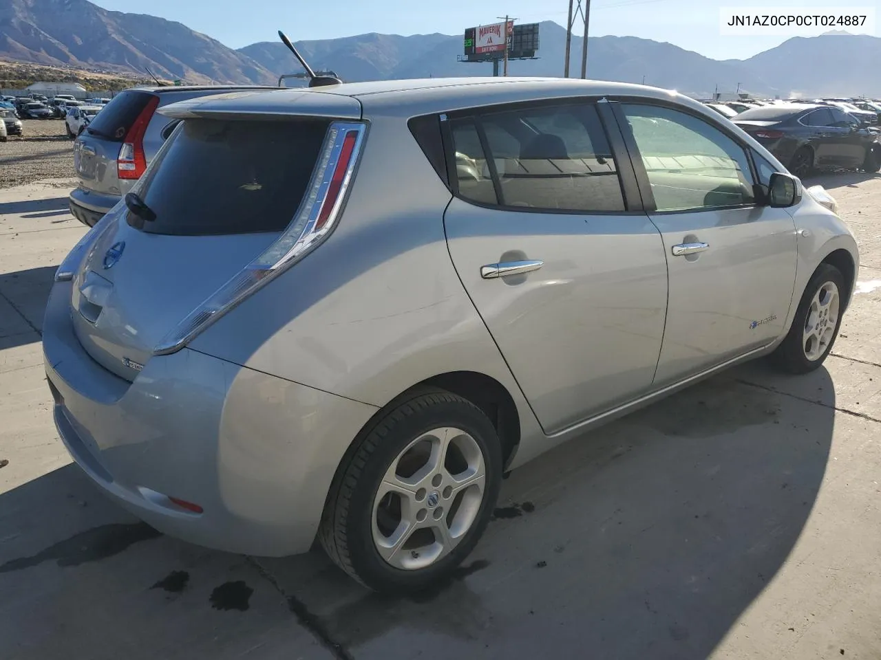 2012 Nissan Leaf Sv VIN: JN1AZ0CP0CT024887 Lot: 80254994