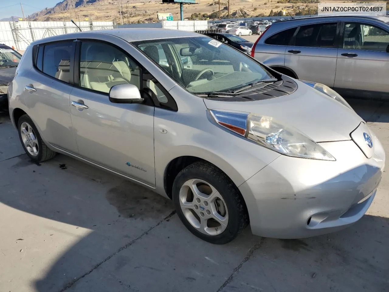 2012 Nissan Leaf Sv VIN: JN1AZ0CP0CT024887 Lot: 80254994