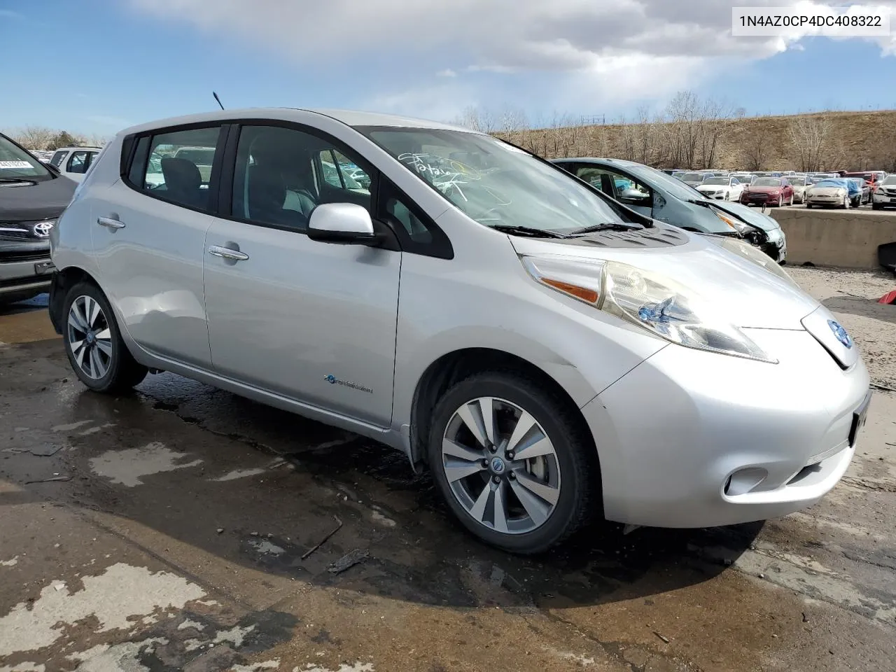 2013 Nissan Leaf S VIN: 1N4AZ0CP4DC408322 Lot: 44247924