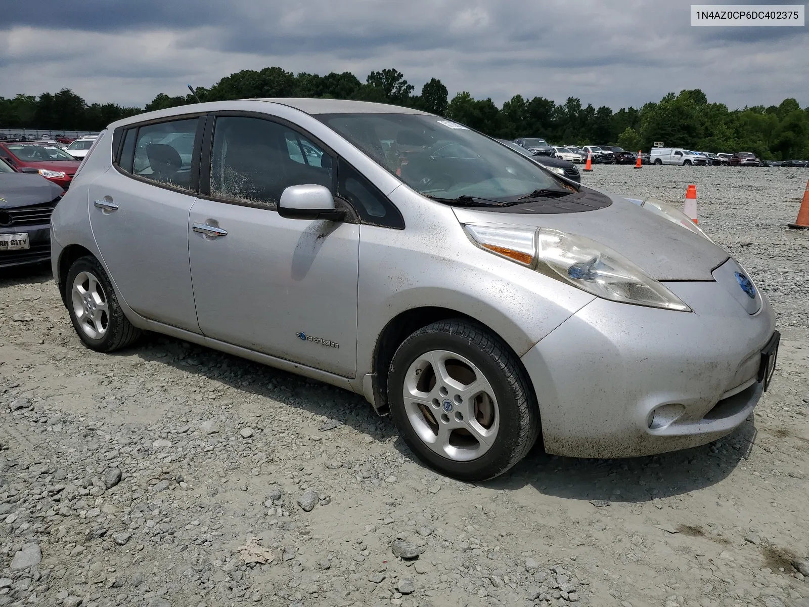 2013 Nissan Leaf S VIN: 1N4AZ0CP6DC402375 Lot: 57763824