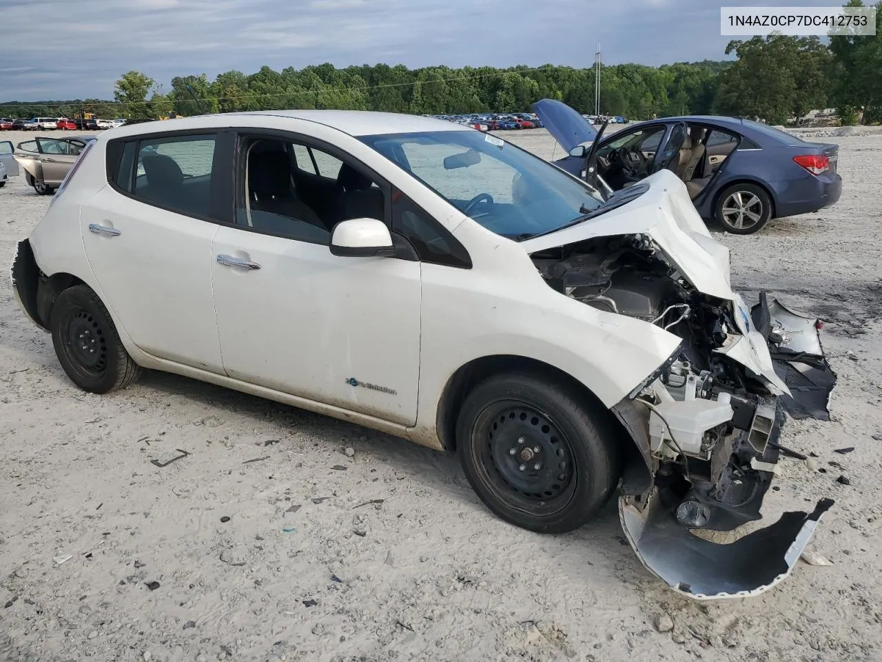 2013 Nissan Leaf S VIN: 1N4AZ0CP7DC412753 Lot: 61500164