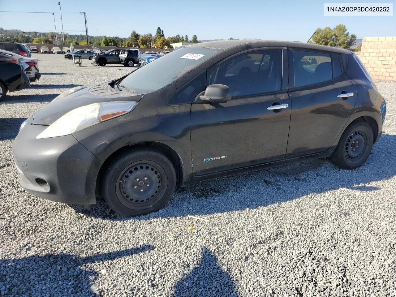 2013 Nissan Leaf S VIN: 1N4AZ0CP3DC420252 Lot: 70231344