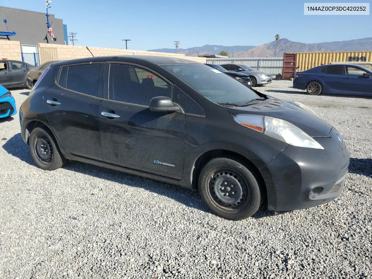 2013 Nissan Leaf S VIN: 1N4AZ0CP3DC420252 Lot: 70231344