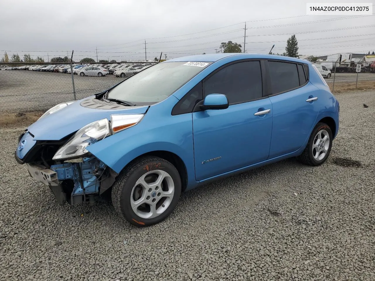 2013 Nissan Leaf S VIN: 1N4AZ0CP0DC412075 Lot: 70570814