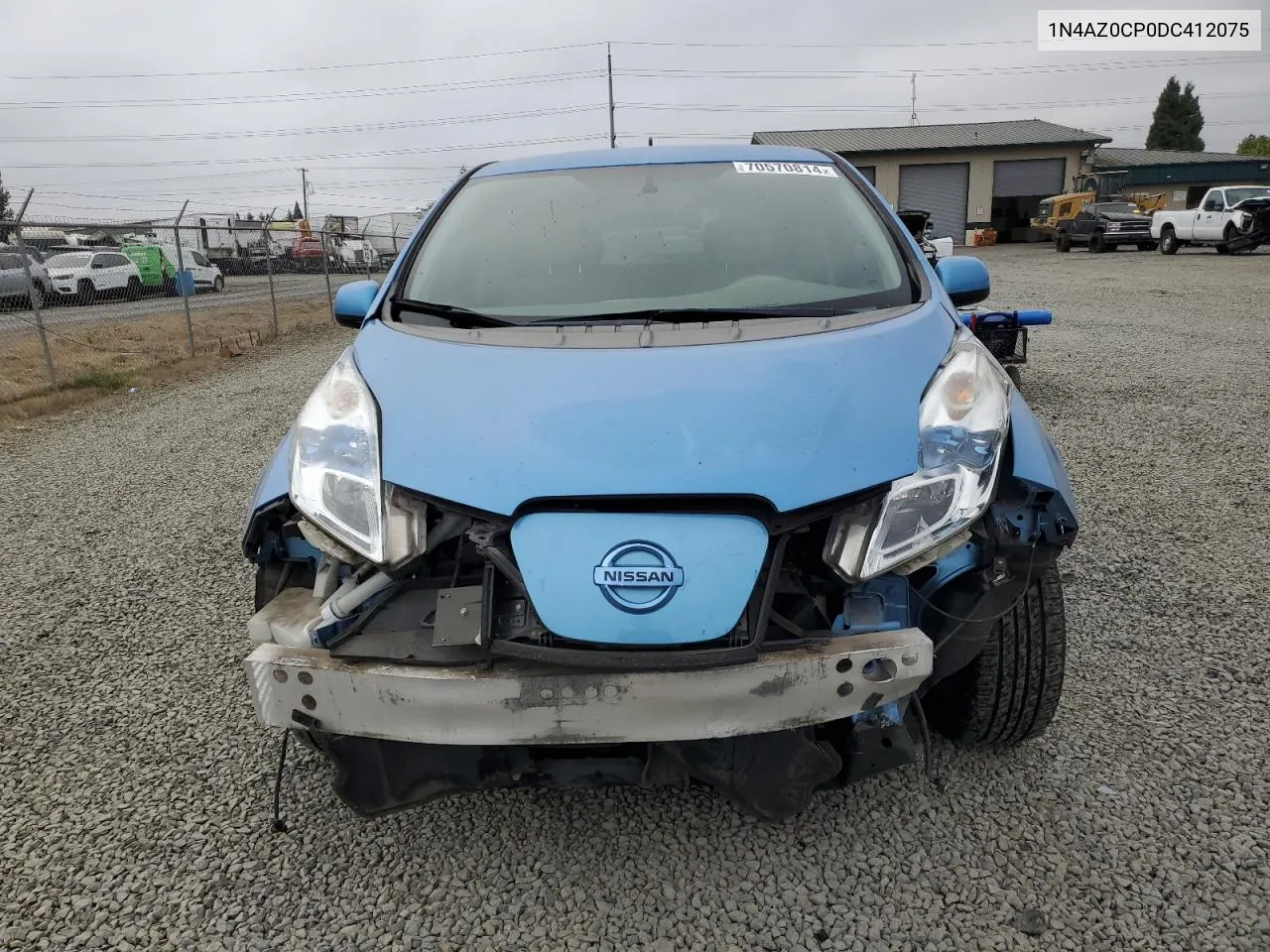 2013 Nissan Leaf S VIN: 1N4AZ0CP0DC412075 Lot: 70570814