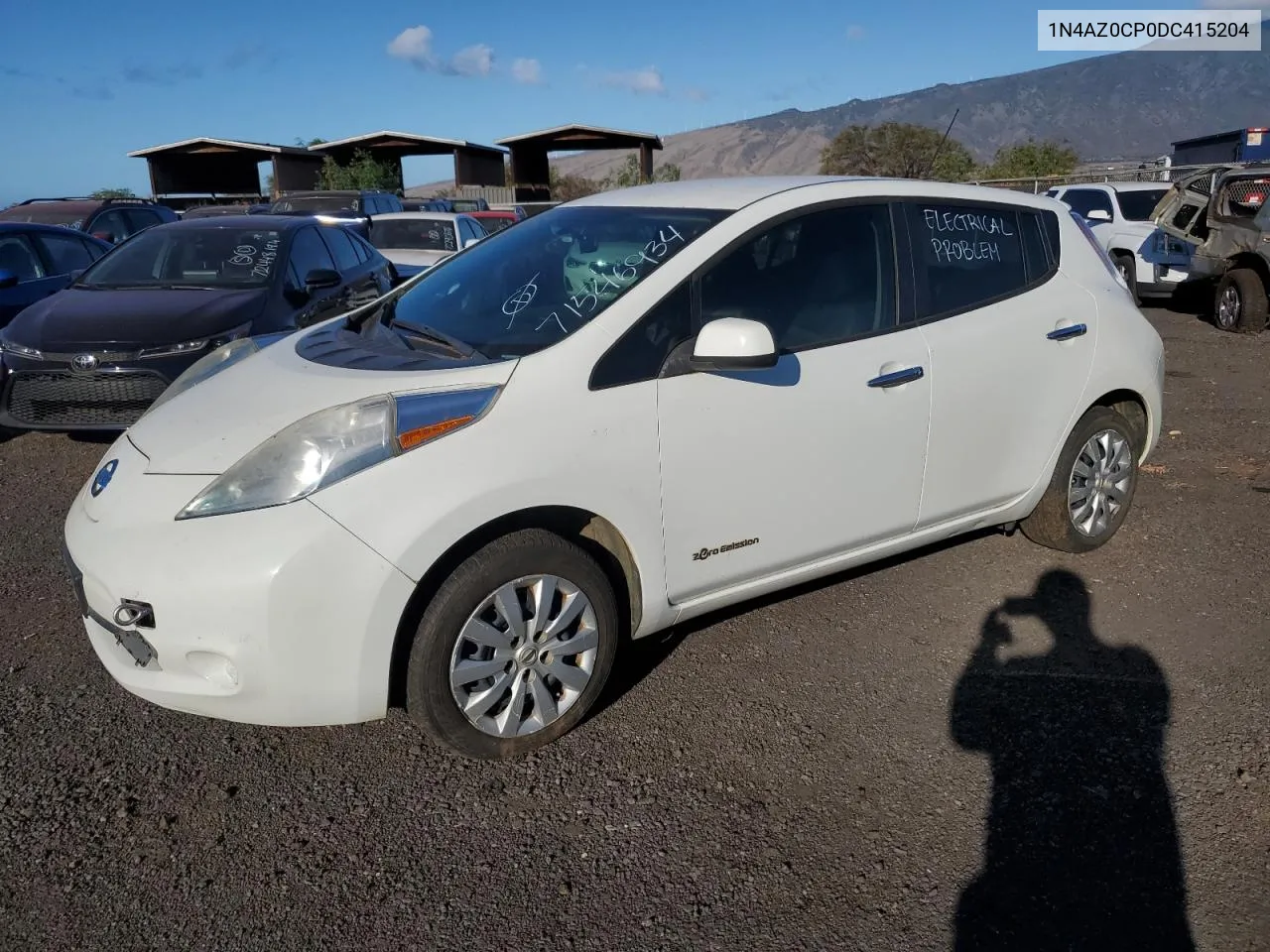 2013 Nissan Leaf S VIN: 1N4AZ0CP0DC415204 Lot: 71546934