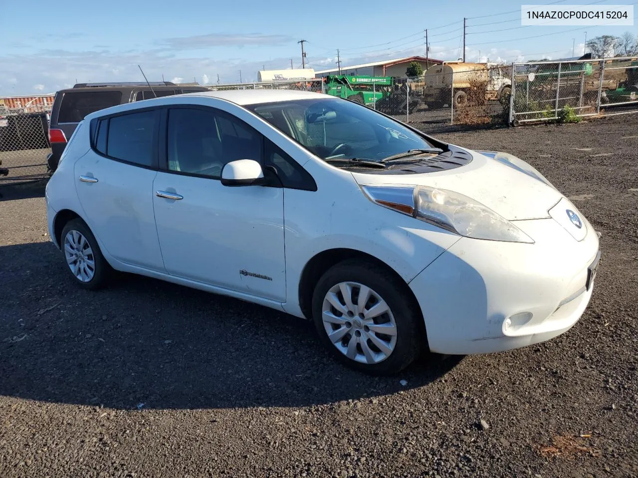 2013 Nissan Leaf S VIN: 1N4AZ0CP0DC415204 Lot: 71546934