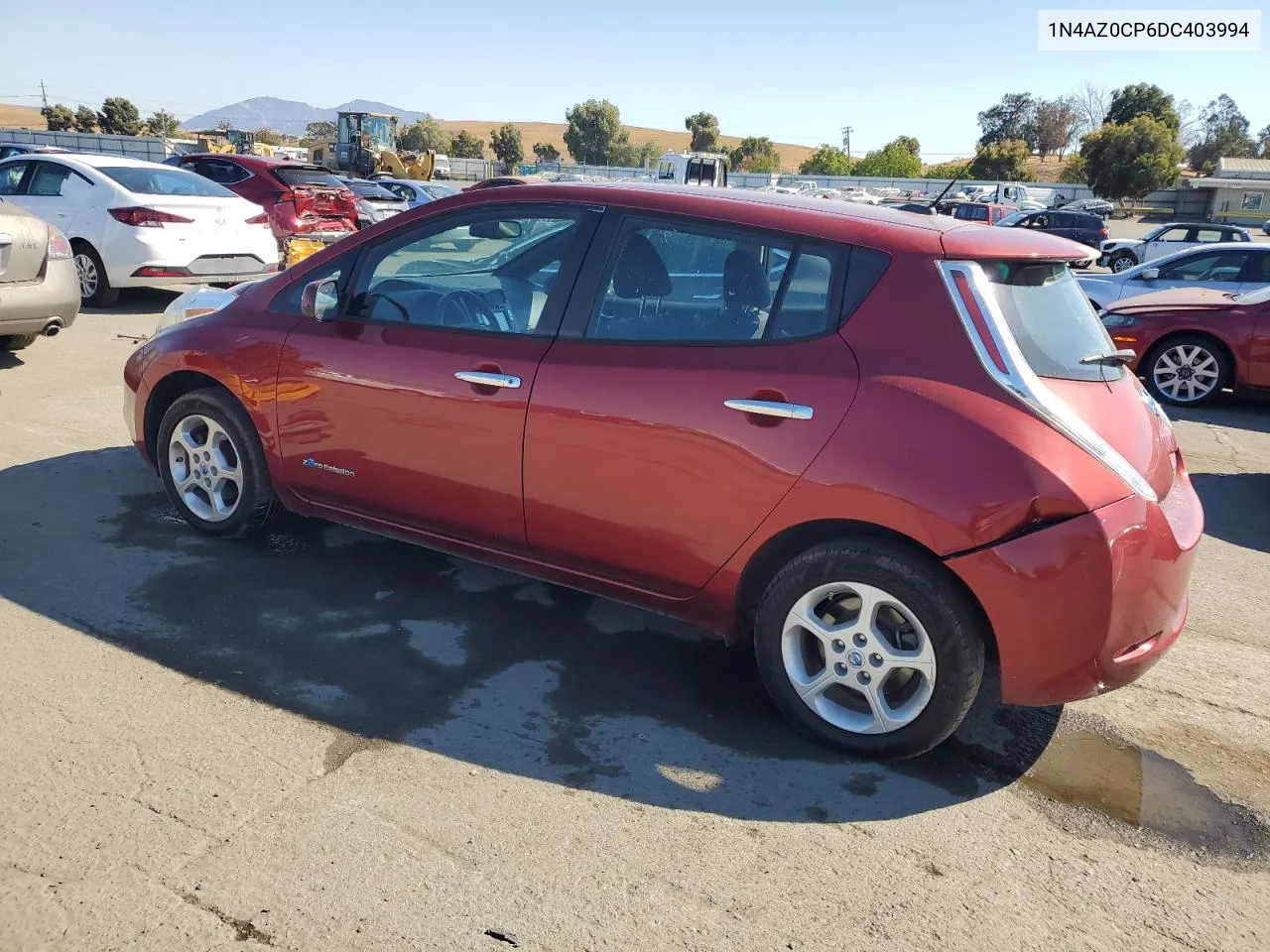 2013 Nissan Leaf S VIN: 1N4AZ0CP6DC403994 Lot: 72215084