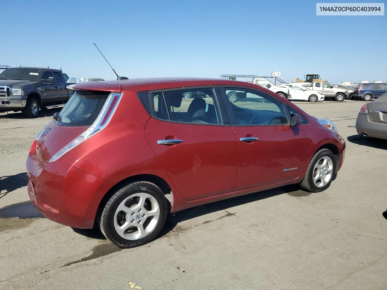 2013 Nissan Leaf S VIN: 1N4AZ0CP6DC403994 Lot: 72215084