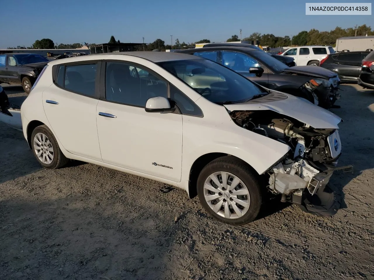 2013 Nissan Leaf S VIN: 1N4AZ0CP0DC414358 Lot: 72824344