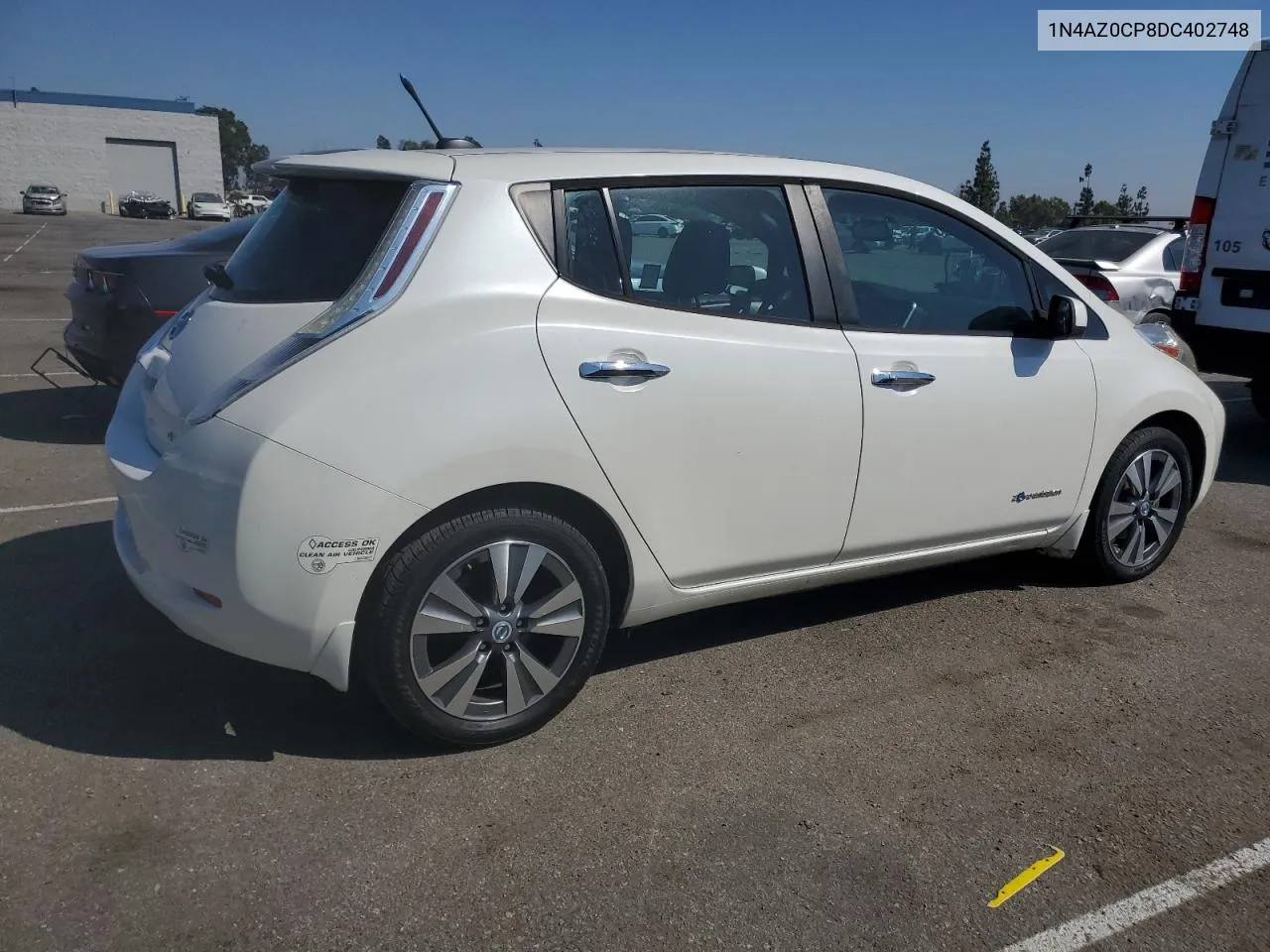 2013 Nissan Leaf S VIN: 1N4AZ0CP8DC402748 Lot: 72980524