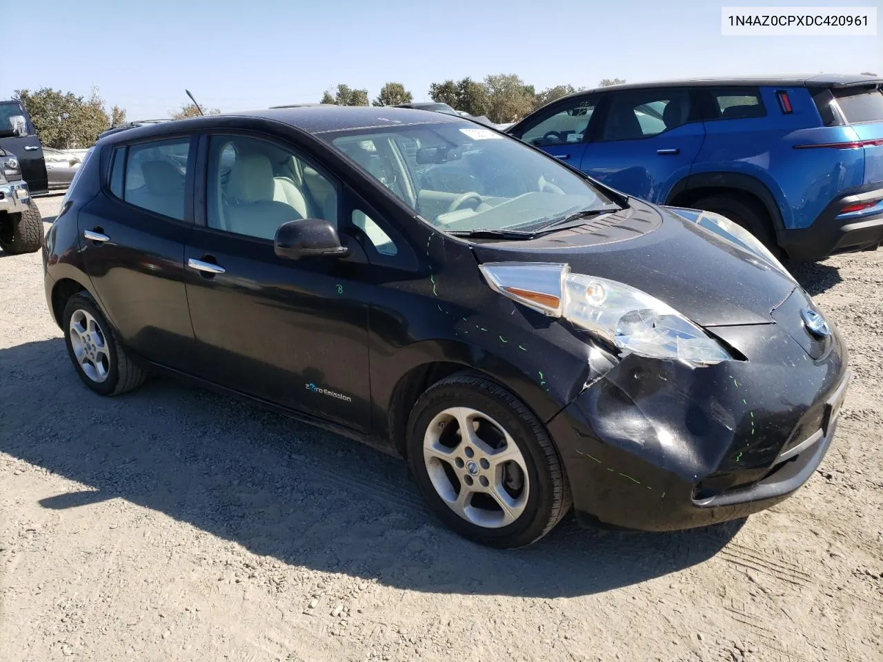 2013 Nissan Leaf S VIN: 1N4AZ0CPXDC420961 Lot: 73250154