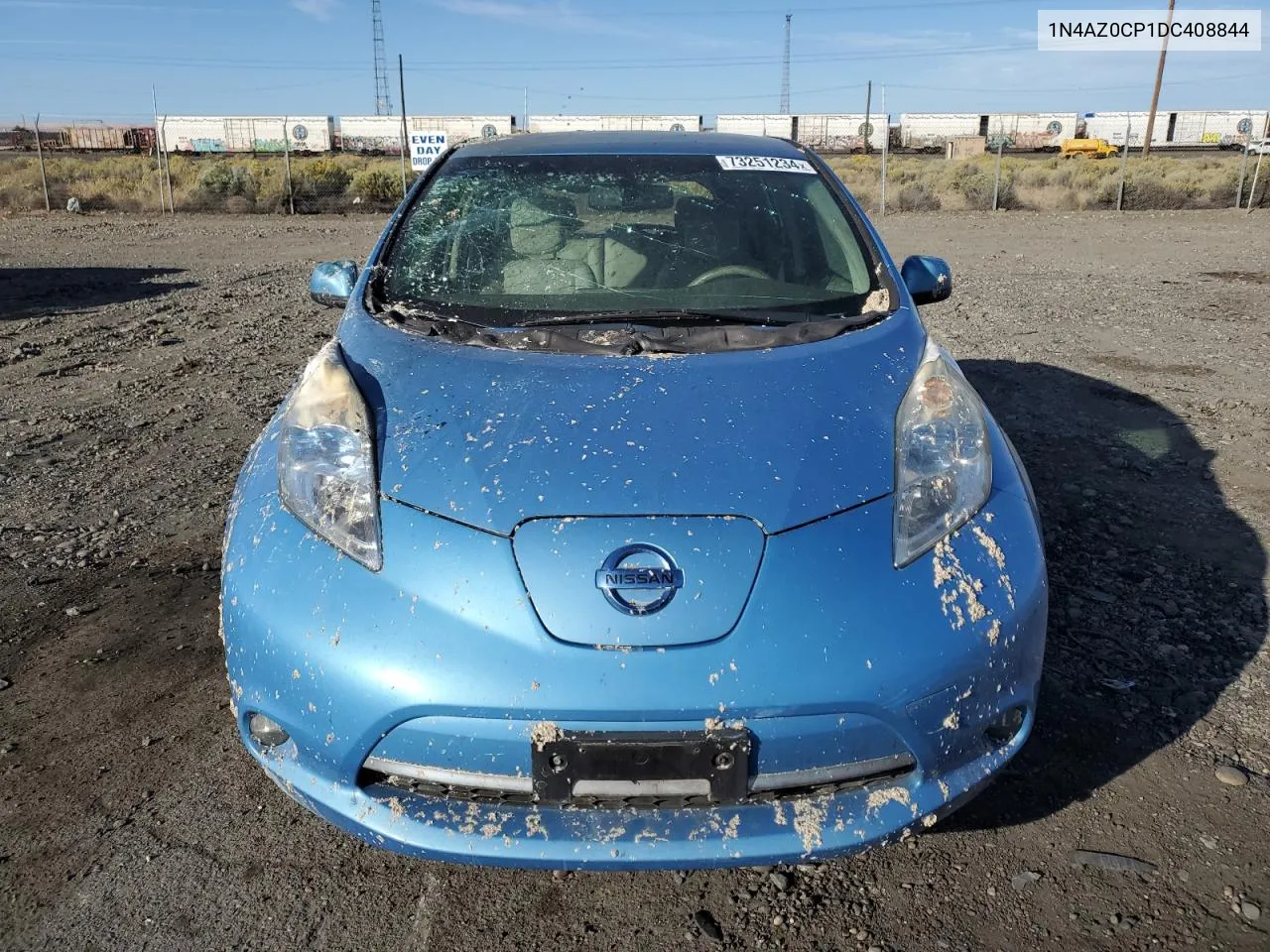 2013 Nissan Leaf S VIN: 1N4AZ0CP1DC408844 Lot: 73251234