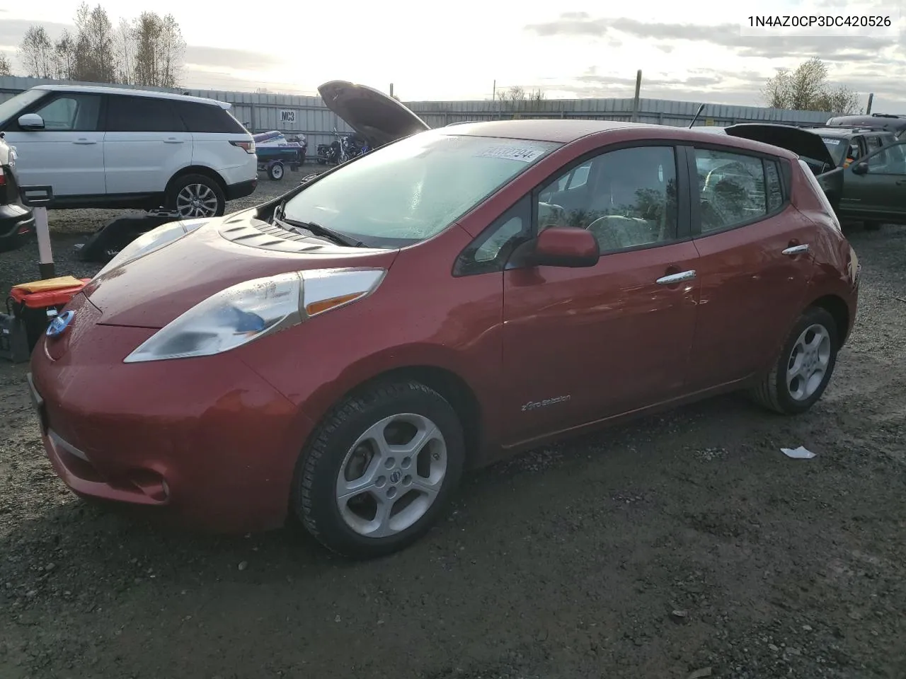 2013 Nissan Leaf S VIN: 1N4AZ0CP3DC420526 Lot: 74132794