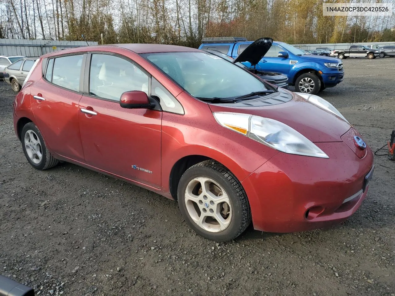 2013 Nissan Leaf S VIN: 1N4AZ0CP3DC420526 Lot: 74132794