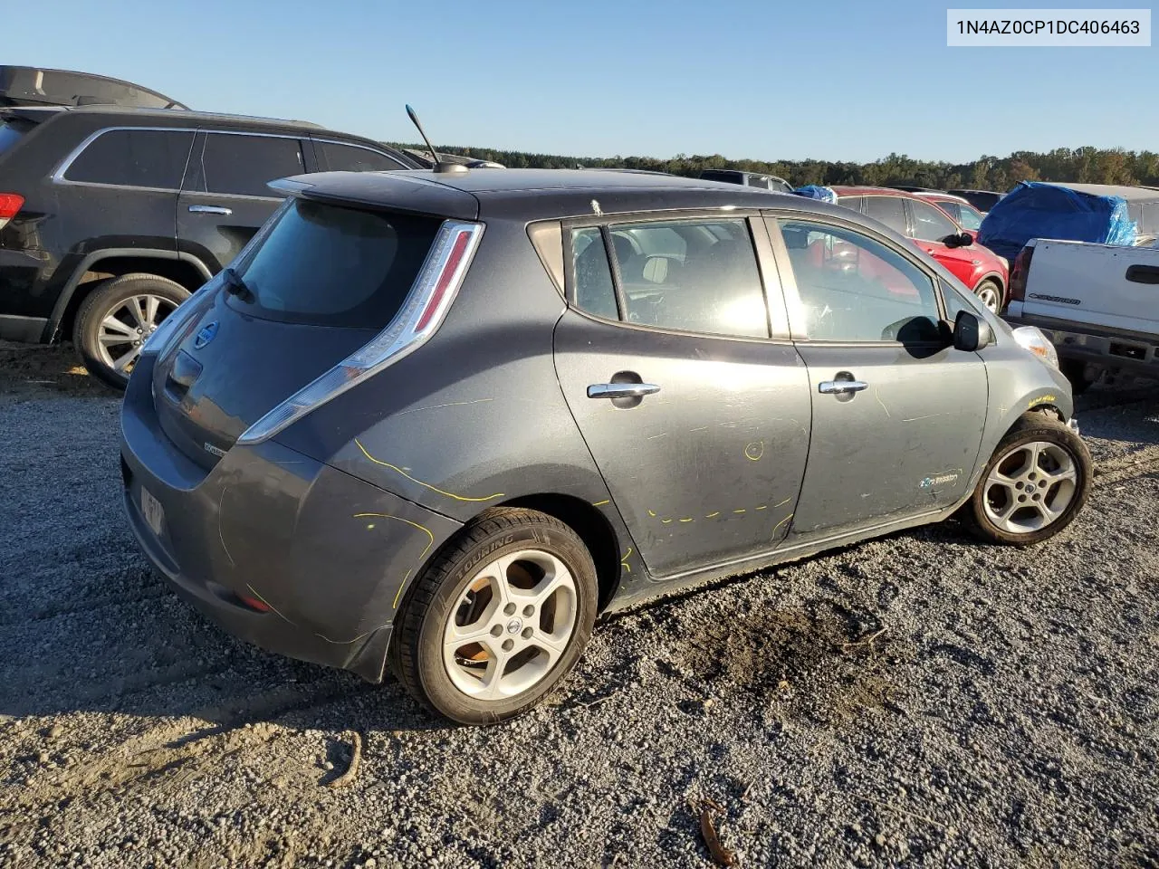 2013 Nissan Leaf S VIN: 1N4AZ0CP1DC406463 Lot: 75706234