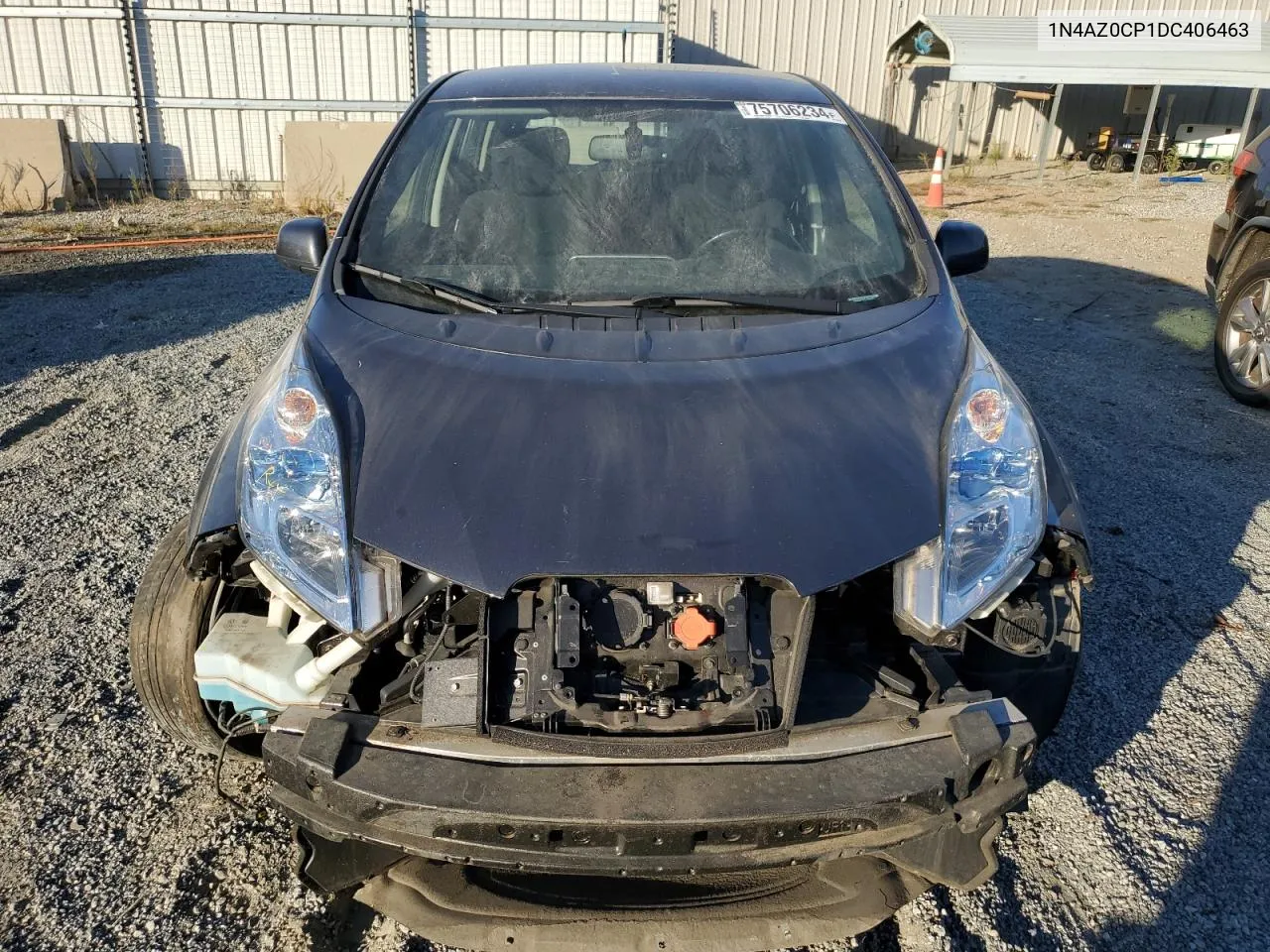 2013 Nissan Leaf S VIN: 1N4AZ0CP1DC406463 Lot: 75706234