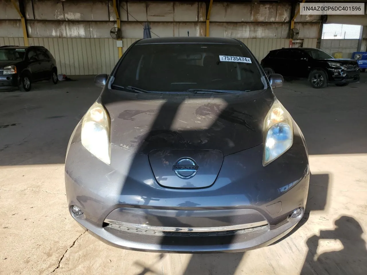 2013 Nissan Leaf S VIN: 1N4AZ0CP6DC401596 Lot: 75735474