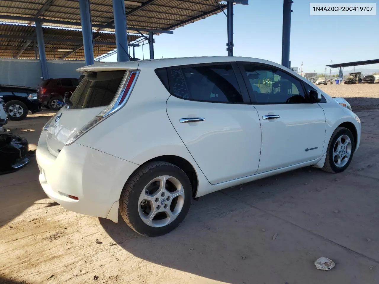 2013 Nissan Leaf S VIN: 1N4AZ0CP2DC419707 Lot: 76509254