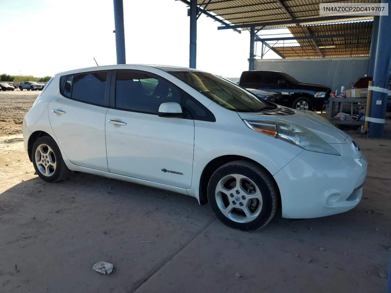 2013 Nissan Leaf S VIN: 1N4AZ0CP2DC419707 Lot: 76509254