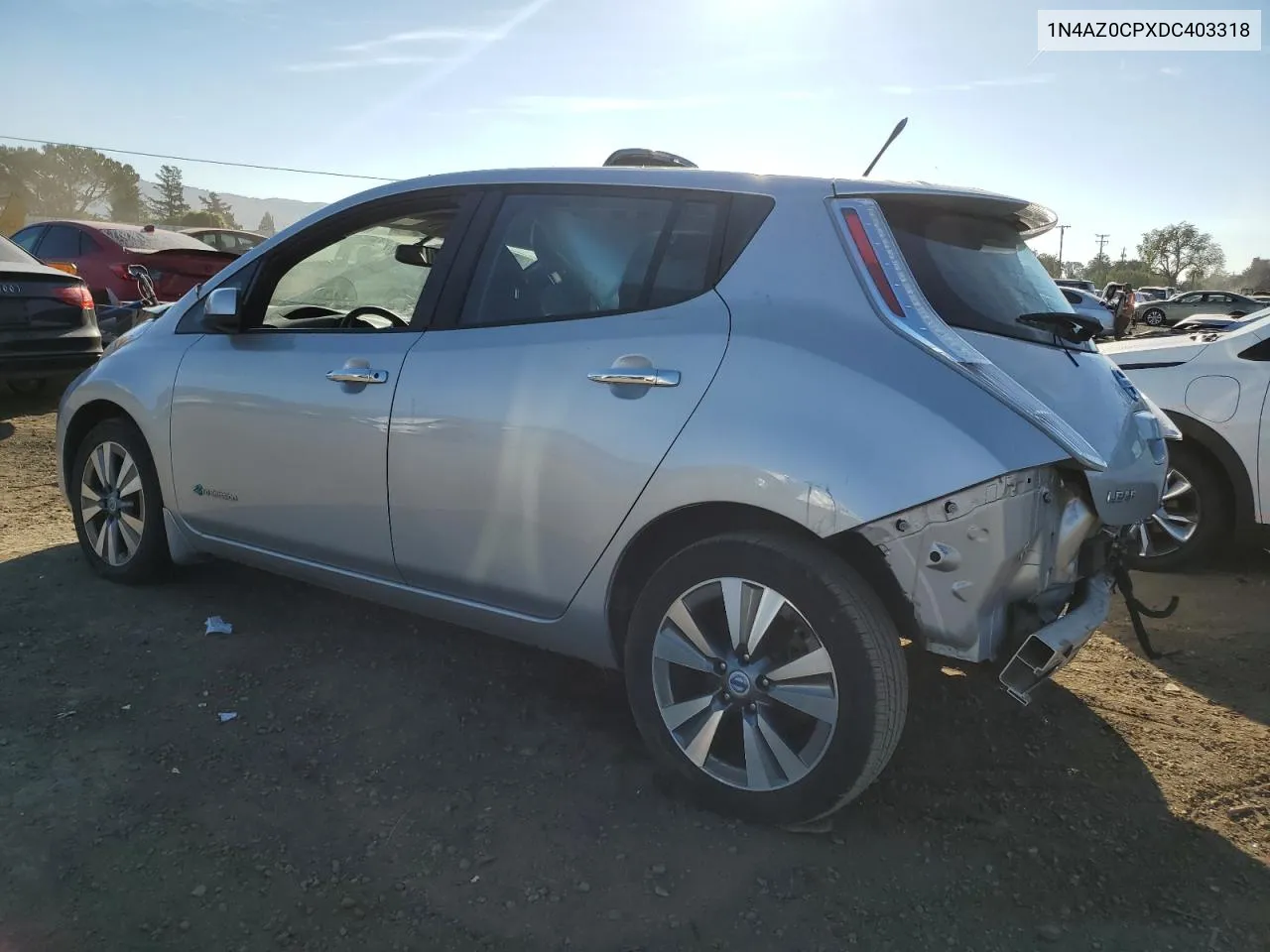 2013 Nissan Leaf S VIN: 1N4AZ0CPXDC403318 Lot: 77227384