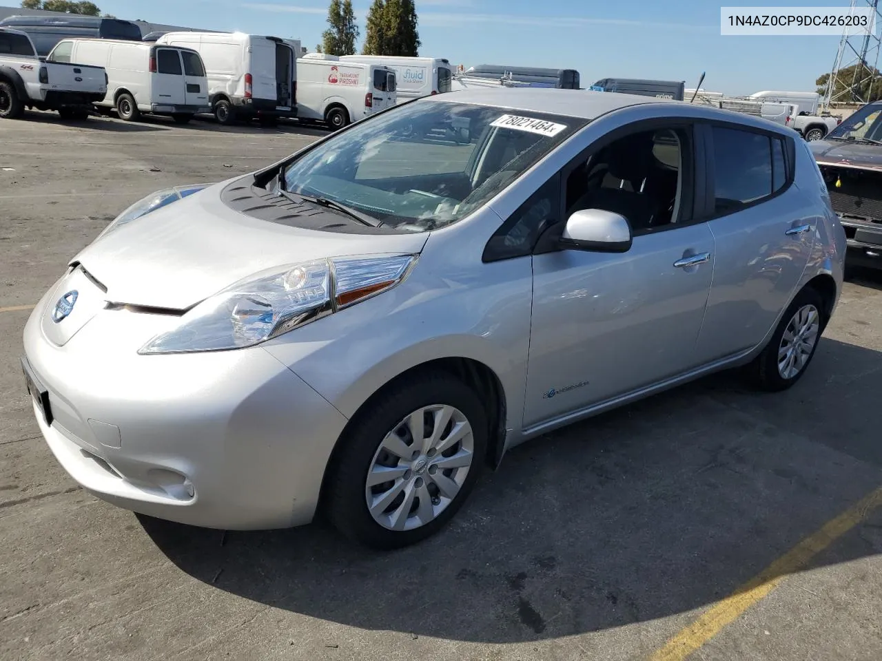 2013 Nissan Leaf S VIN: 1N4AZ0CP9DC426203 Lot: 78021464