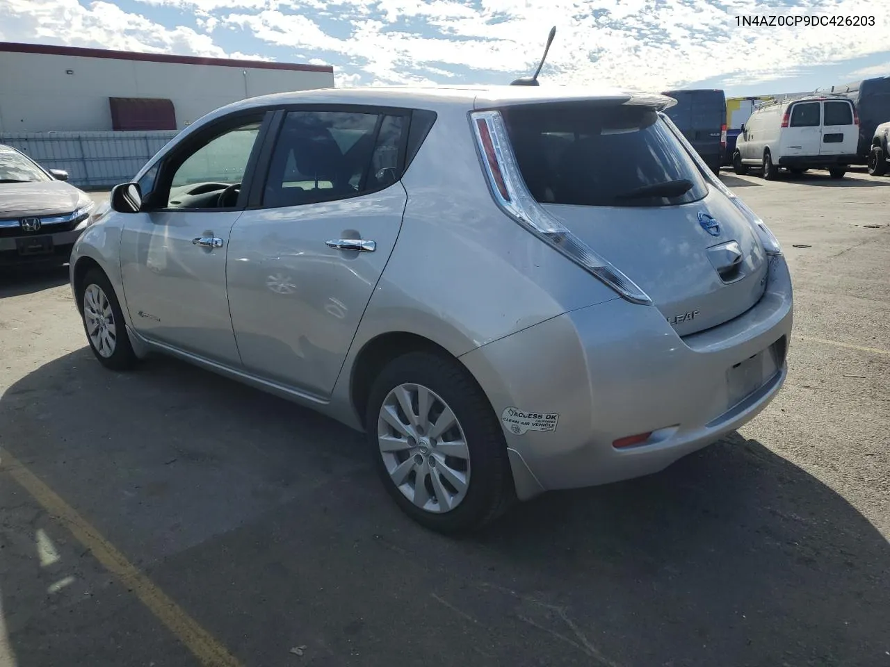 2013 Nissan Leaf S VIN: 1N4AZ0CP9DC426203 Lot: 78021464