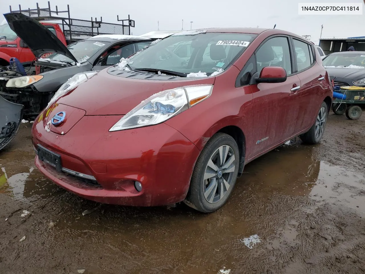 2013 Nissan Leaf S VIN: 1N4AZ0CP7DC411814 Lot: 79034404