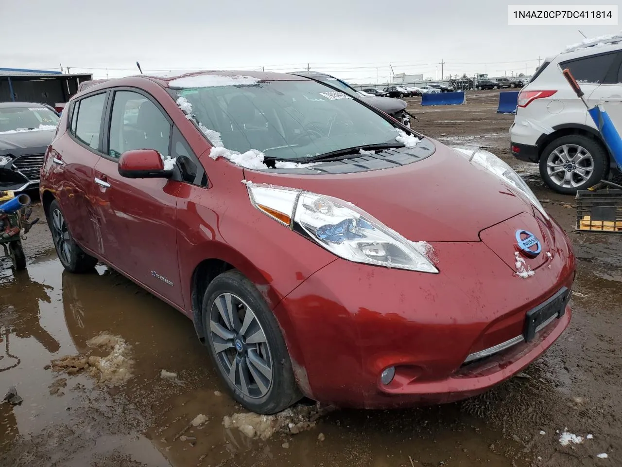 2013 Nissan Leaf S VIN: 1N4AZ0CP7DC411814 Lot: 79034404