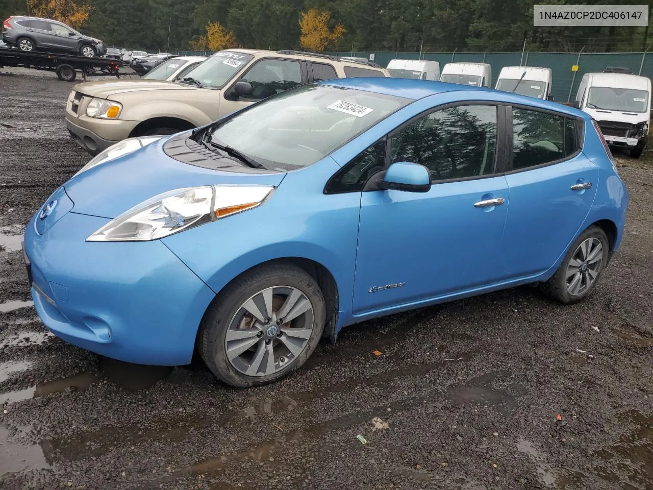 2013 Nissan Leaf S VIN: 1N4AZ0CP2DC406147 Lot: 79283424