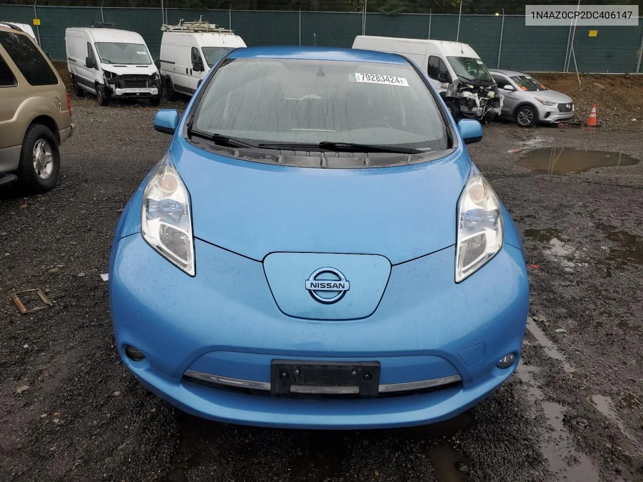 2013 Nissan Leaf S VIN: 1N4AZ0CP2DC406147 Lot: 79283424