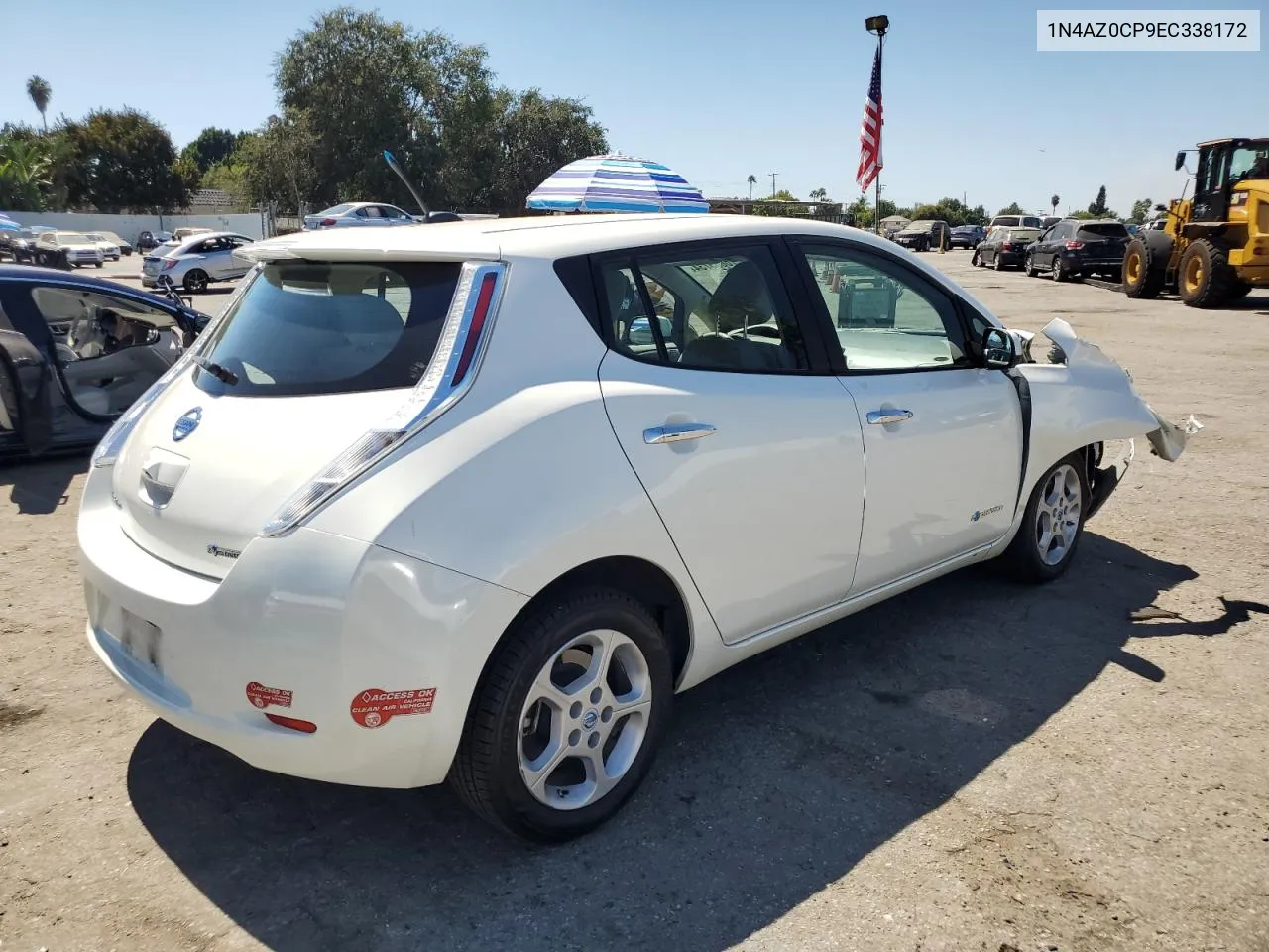 2014 Nissan Leaf S VIN: 1N4AZ0CP9EC338172 Lot: 70665734