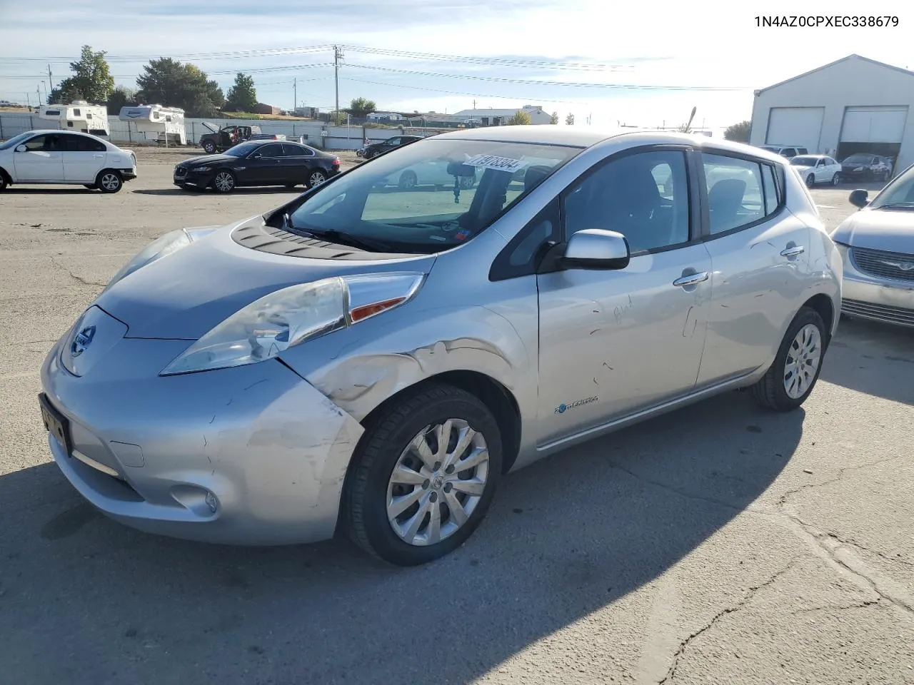 2014 Nissan Leaf S VIN: 1N4AZ0CPXEC338679 Lot: 71978304