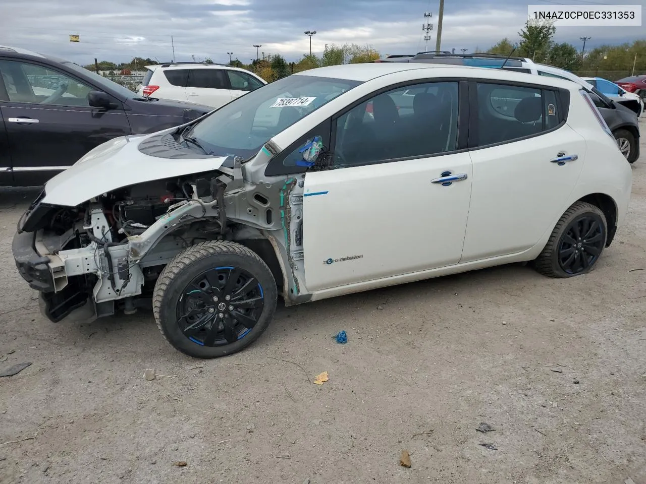 2014 Nissan Leaf S VIN: 1N4AZ0CP0EC331353 Lot: 75397714