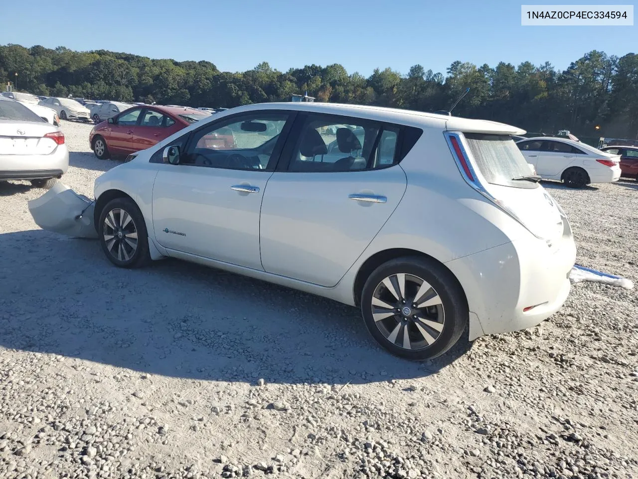 2014 Nissan Leaf S VIN: 1N4AZ0CP4EC334594 Lot: 76818994