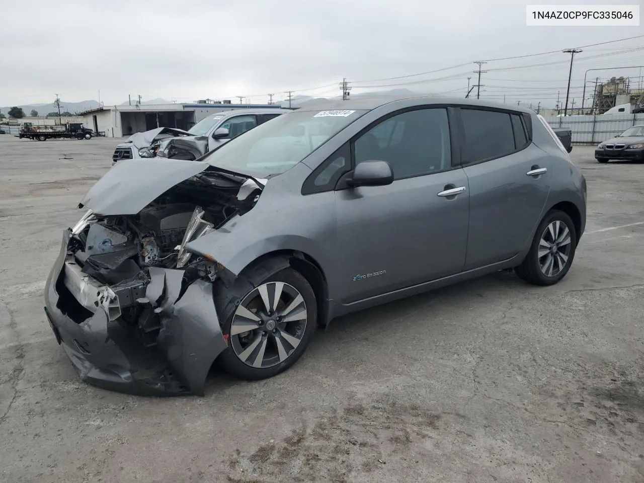 2015 Nissan Leaf S VIN: 1N4AZ0CP9FC335046 Lot: 57946914