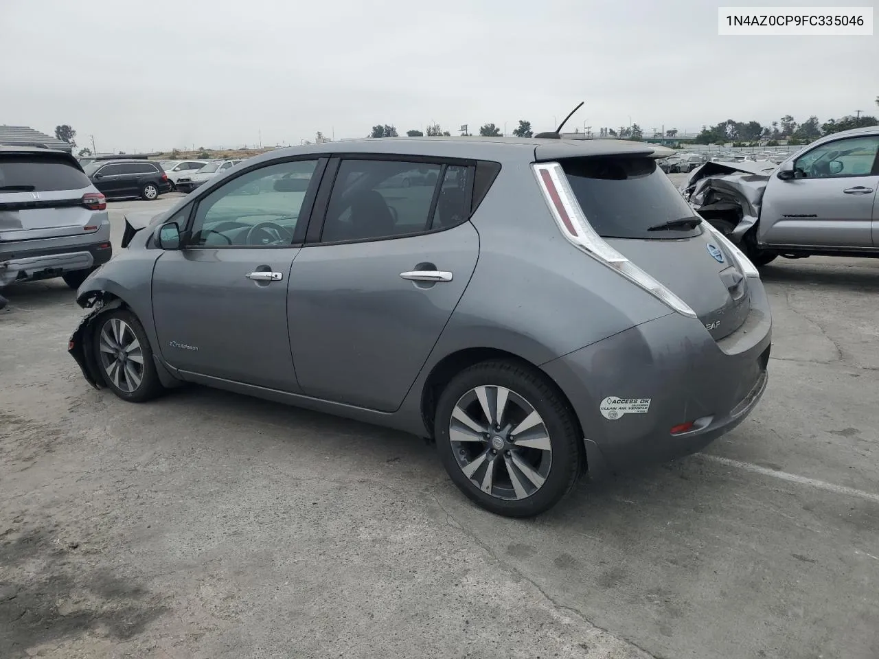 2015 Nissan Leaf S VIN: 1N4AZ0CP9FC335046 Lot: 57946914