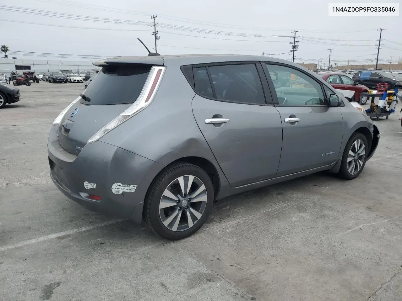 2015 Nissan Leaf S VIN: 1N4AZ0CP9FC335046 Lot: 57946914