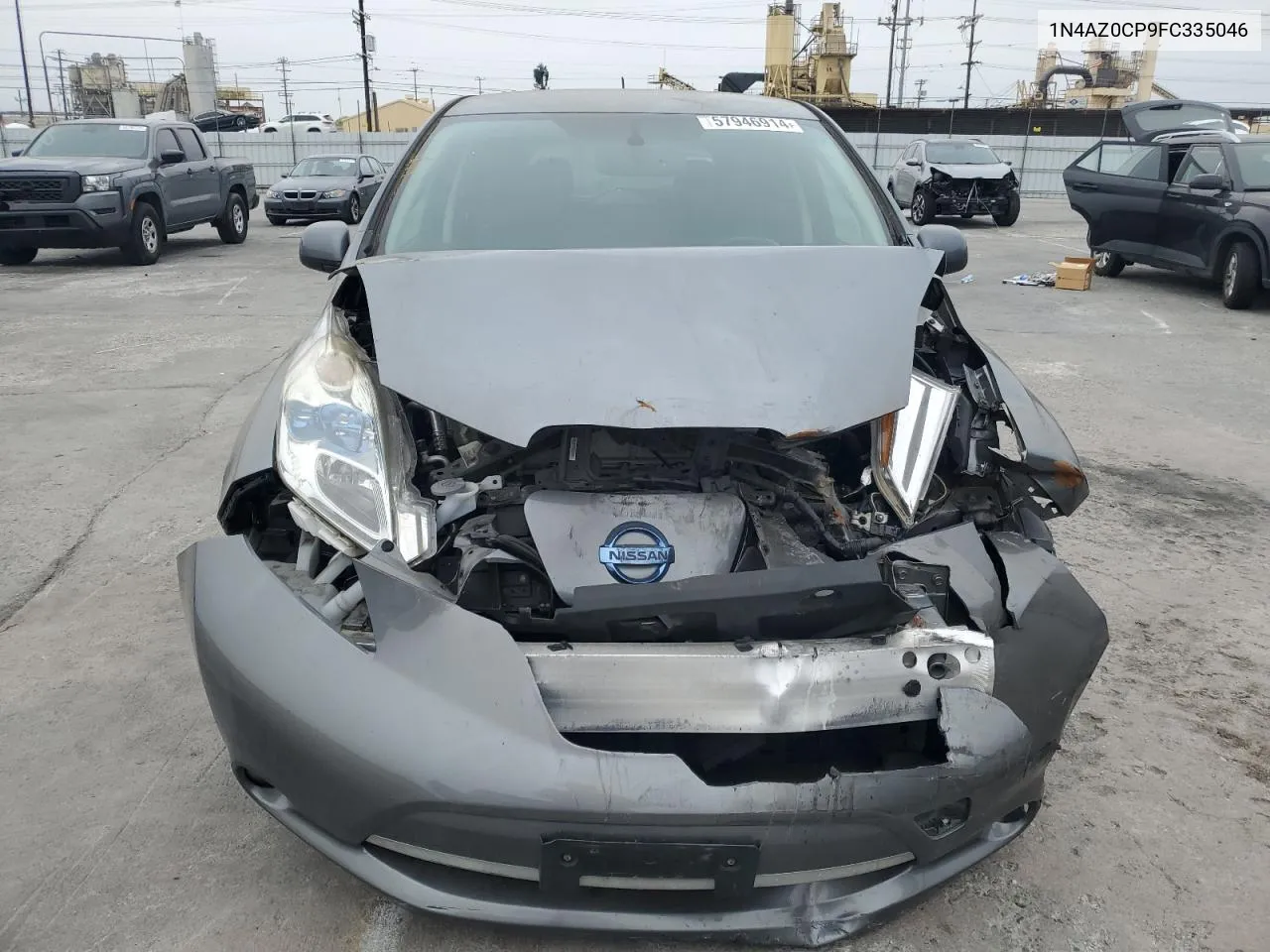 1N4AZ0CP9FC335046 2015 Nissan Leaf S