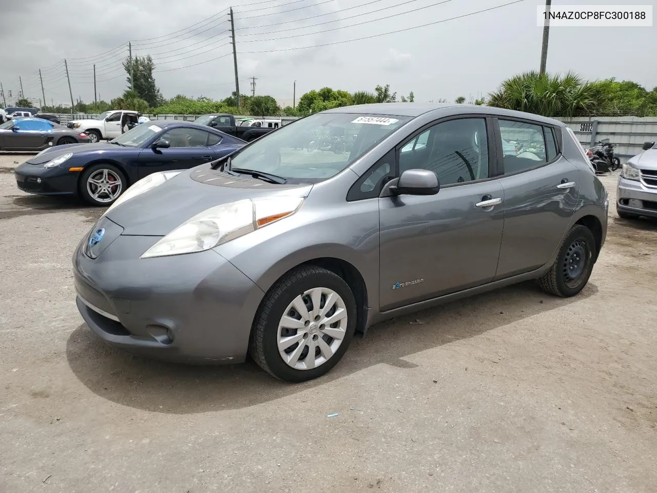 1N4AZ0CP8FC300188 2015 Nissan Leaf S