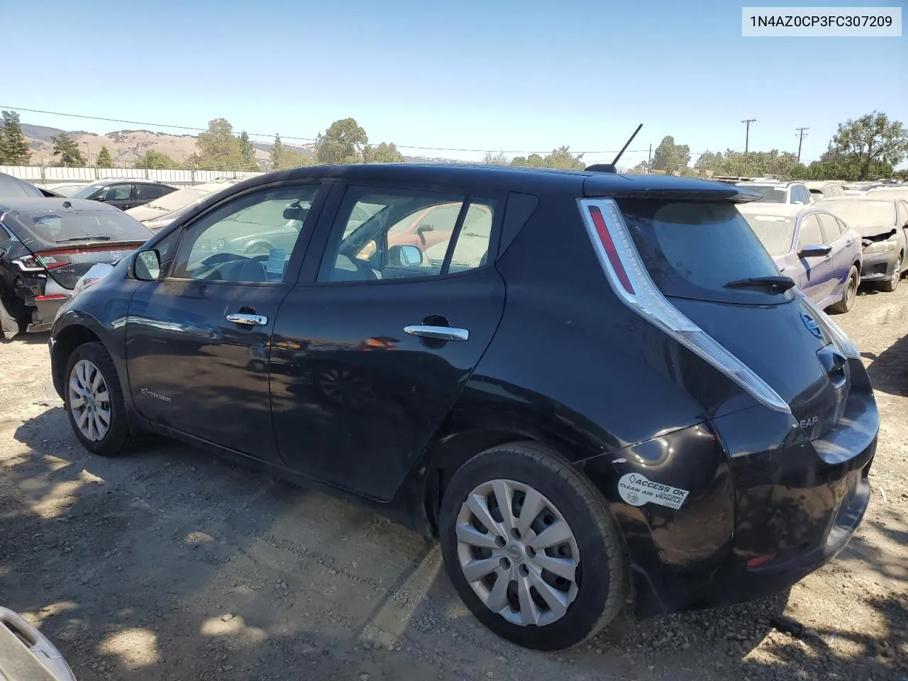 2015 Nissan Leaf S VIN: 1N4AZ0CP3FC307209 Lot: 66816744